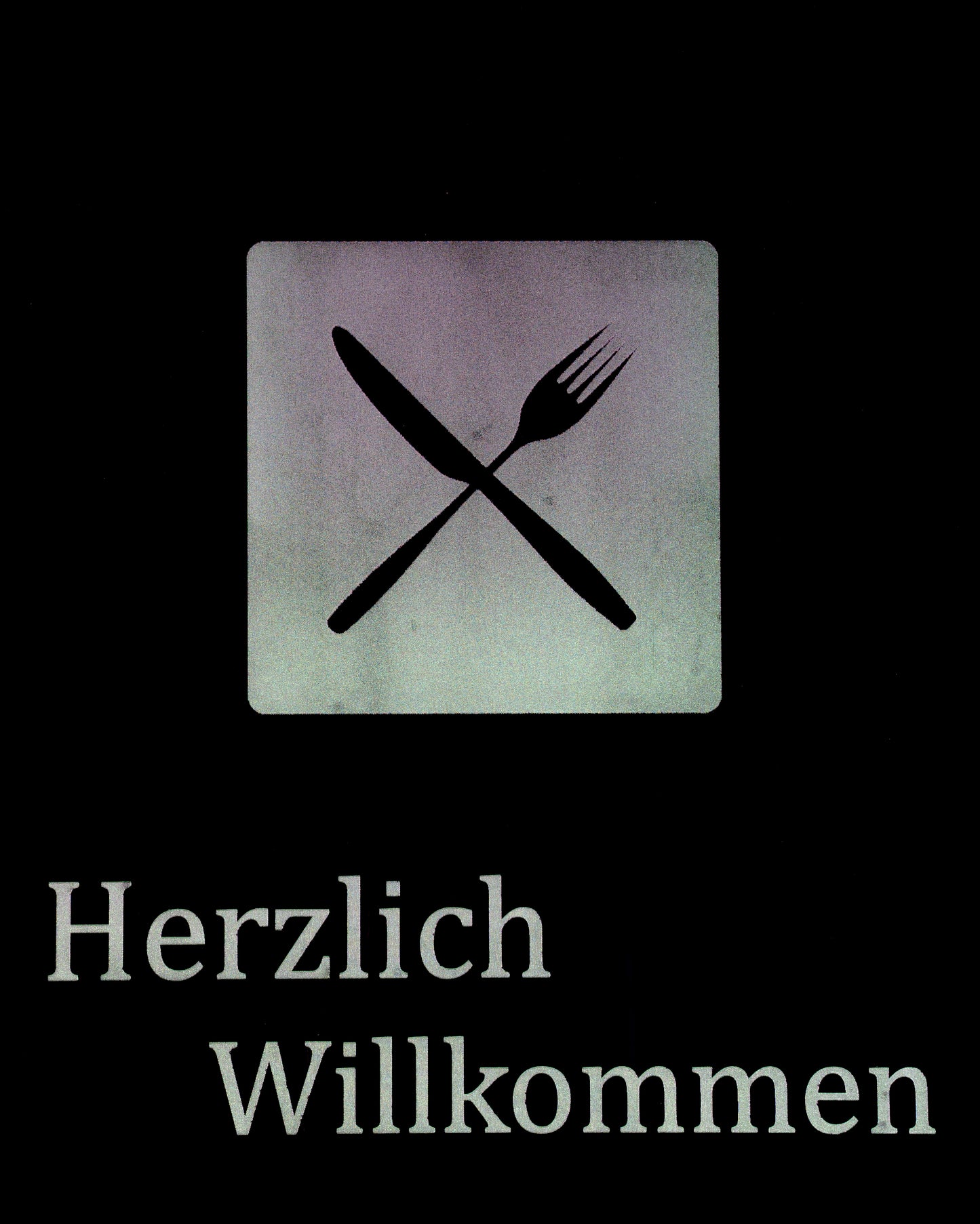 Personalisierter Glasaufsteller