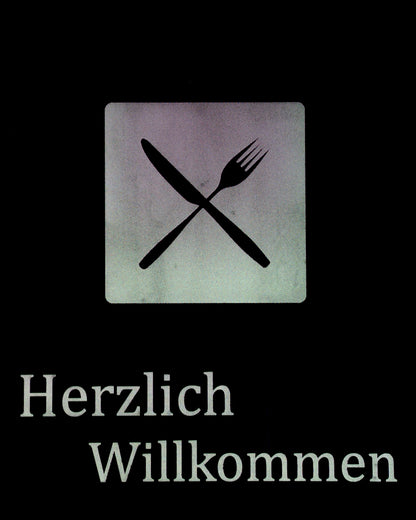 Personalisierter Glasaufsteller